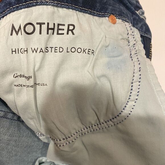 MOTHER The High Waist Looker Jeans in Getalongs NWOT - Picture 12 of 12